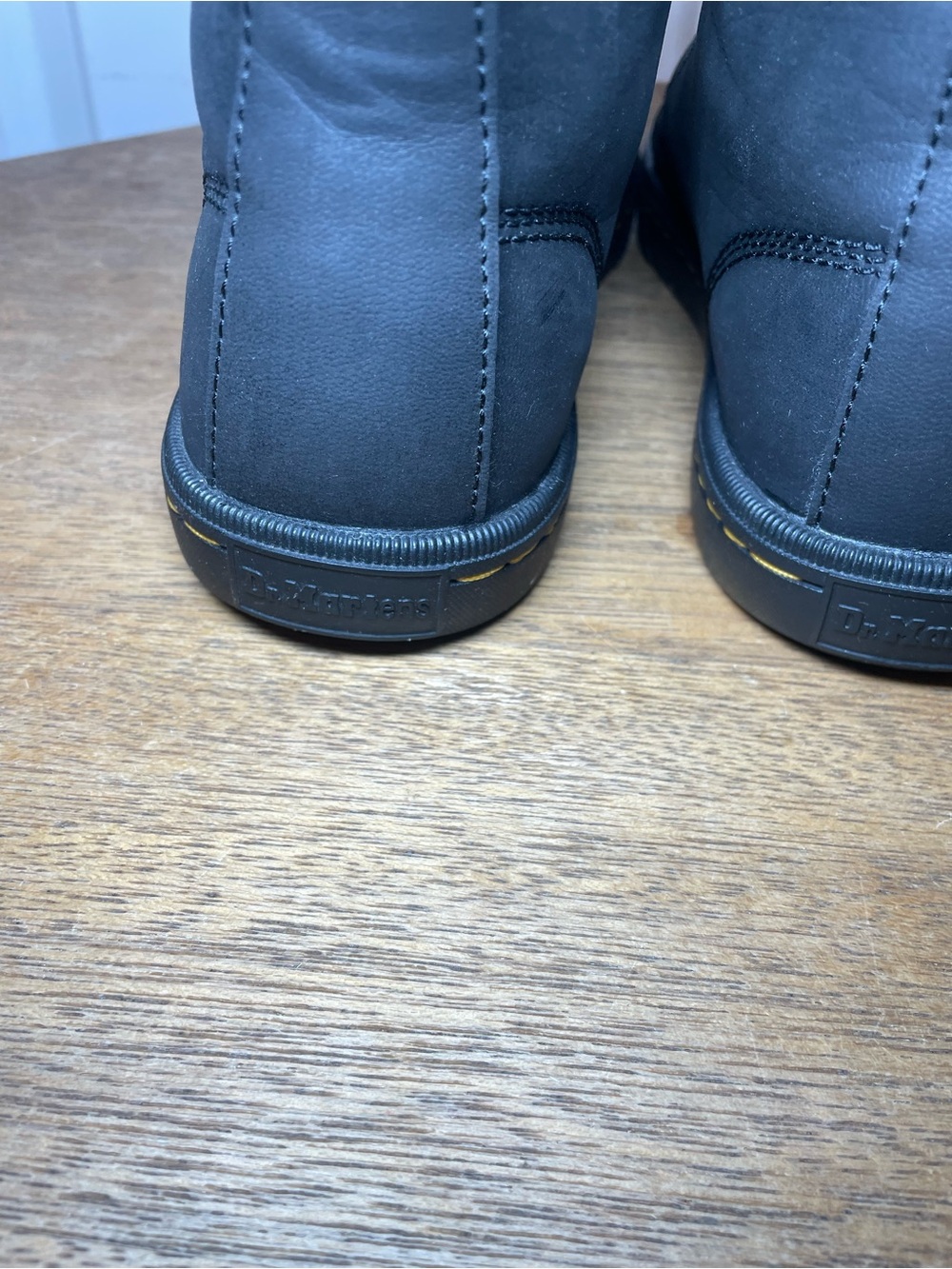 Dr. Martens Sheridan Black Leather Lace-Up Boots Women’s US 8 EU 39 - Picture 4 of 10